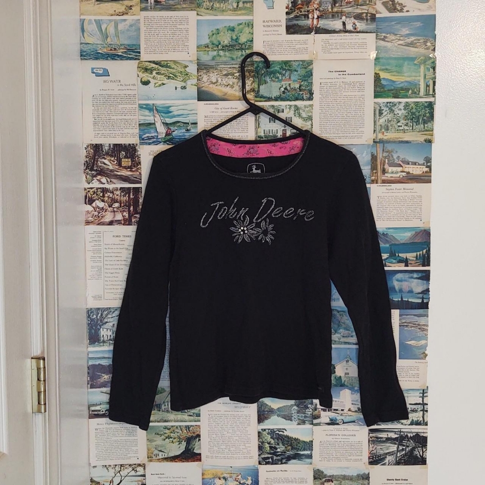 John Deere Embroidered Top